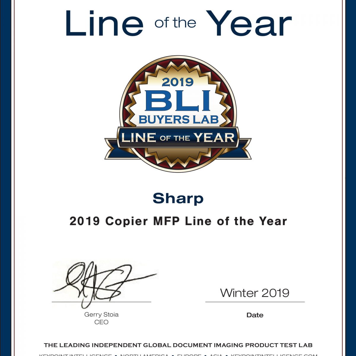 2019-BLI-Line-of-the-Year-Award-Certificate-1